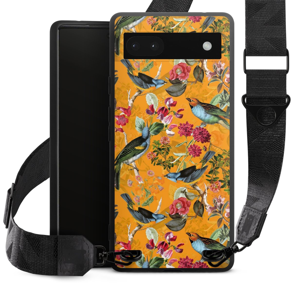 Vogels Bloemen Behang