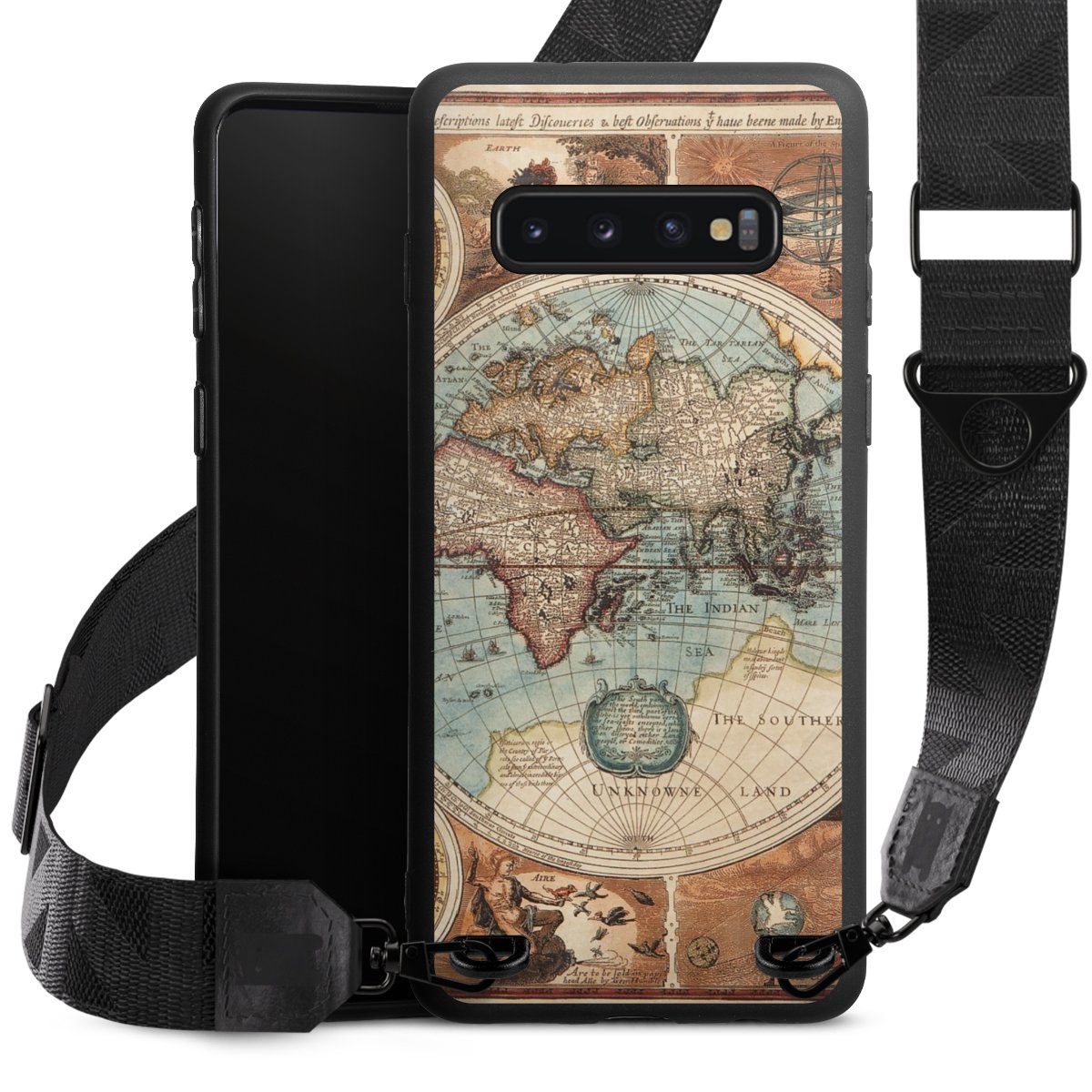 Mappa del mondo vintage