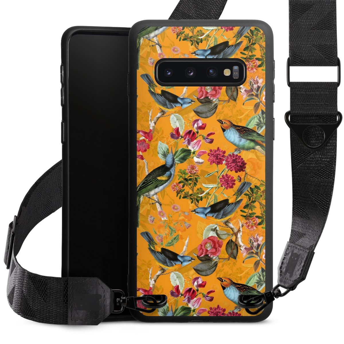 Vogels Bloemen Behang