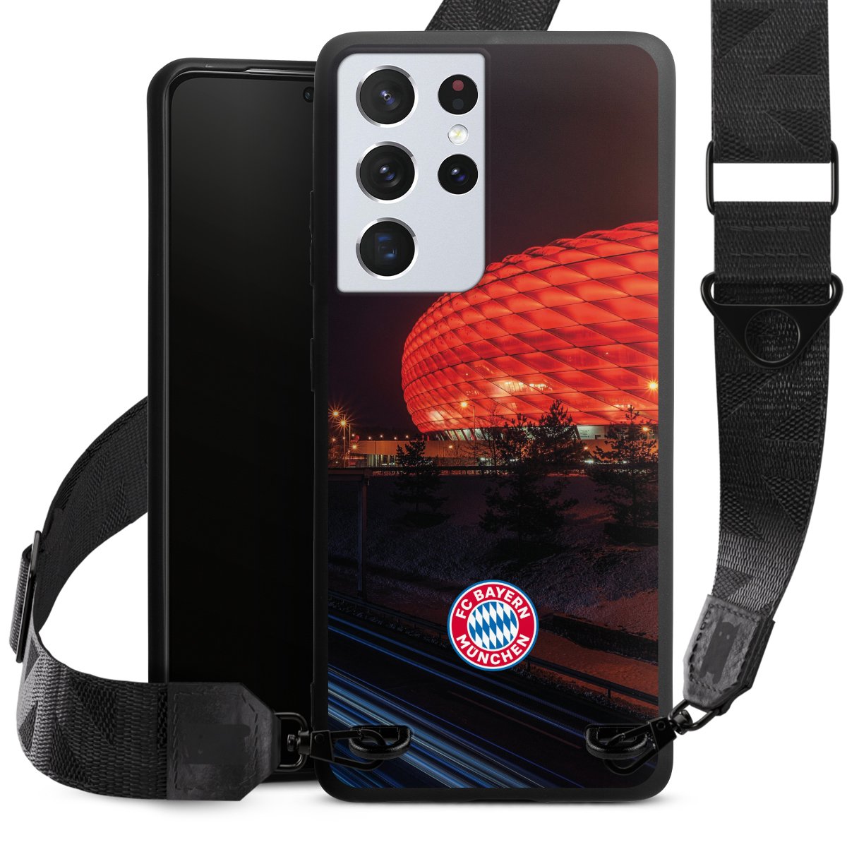 Allianz Arena bei Nacht FCB