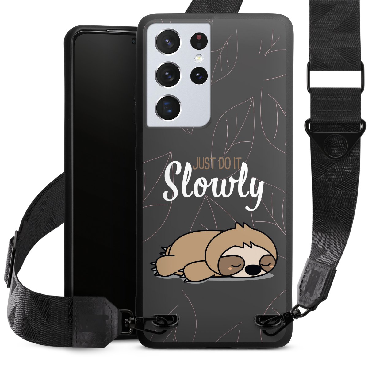 Just Do It Slowly Sloth Grey