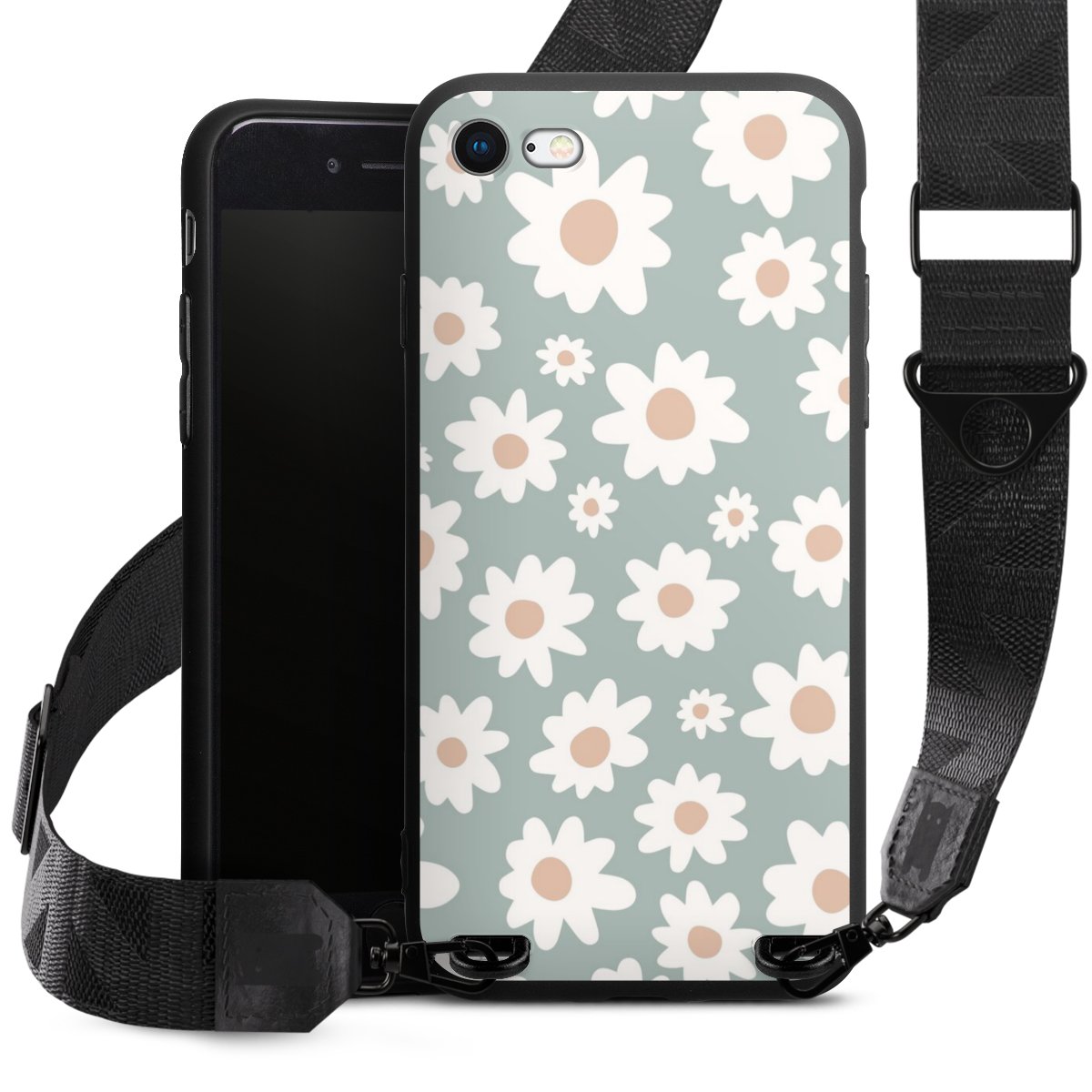 Gänseblümchen Muster grün