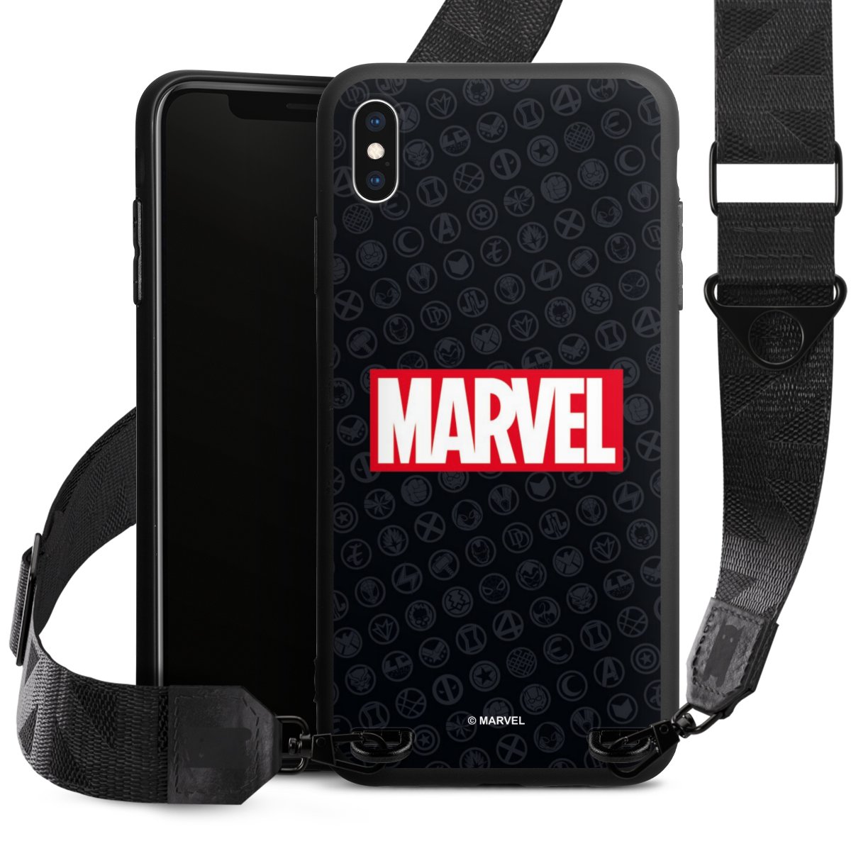 Marvel Logo Black Red 