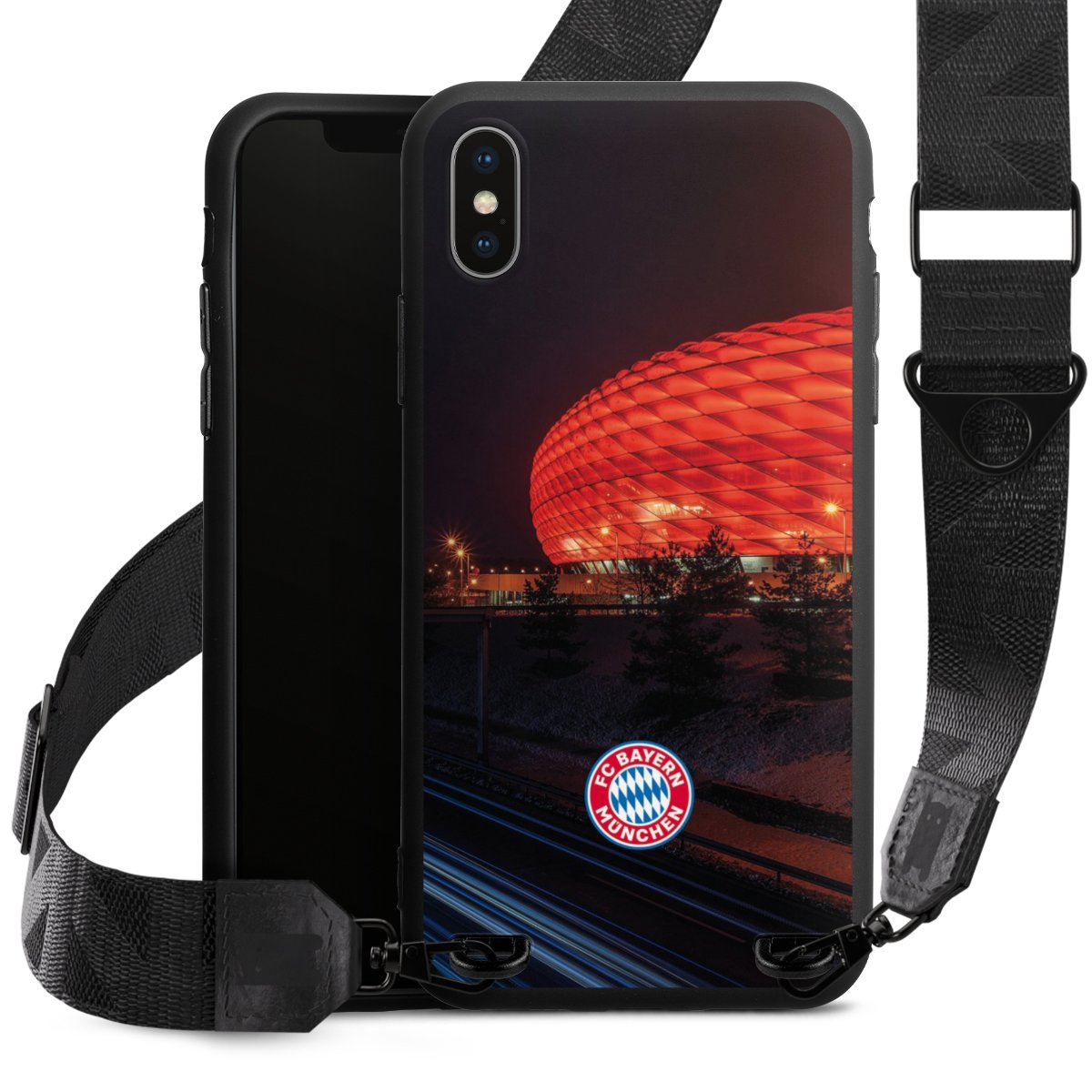 Allianz Arena bei Nacht FCB