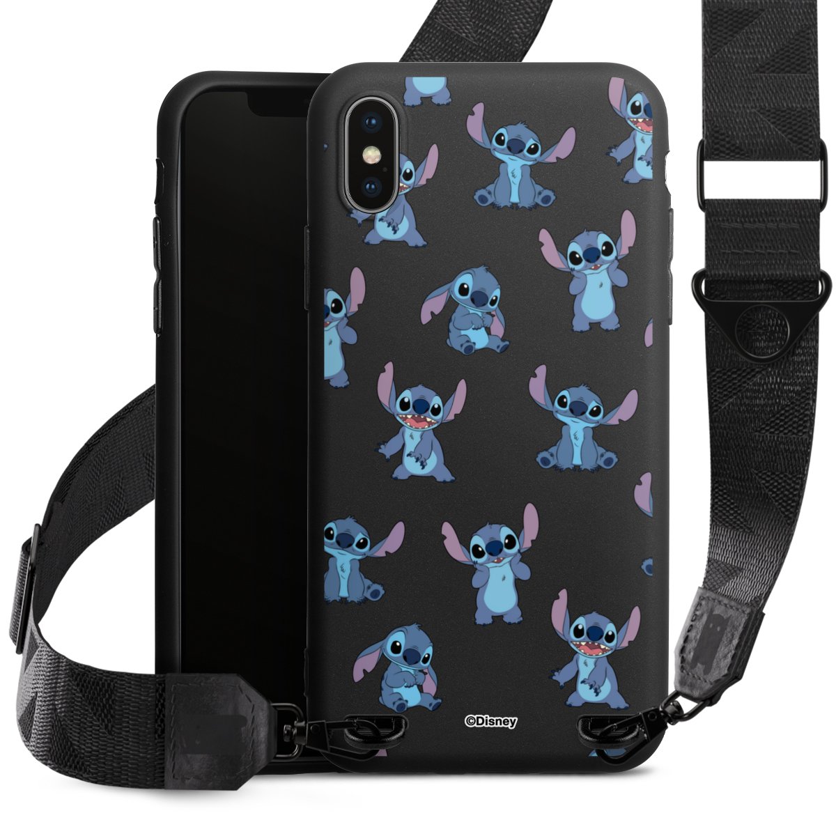 Stitch Faces Pattern Transparent