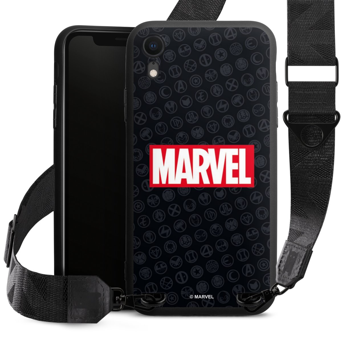 Marvel Logo Black Red 