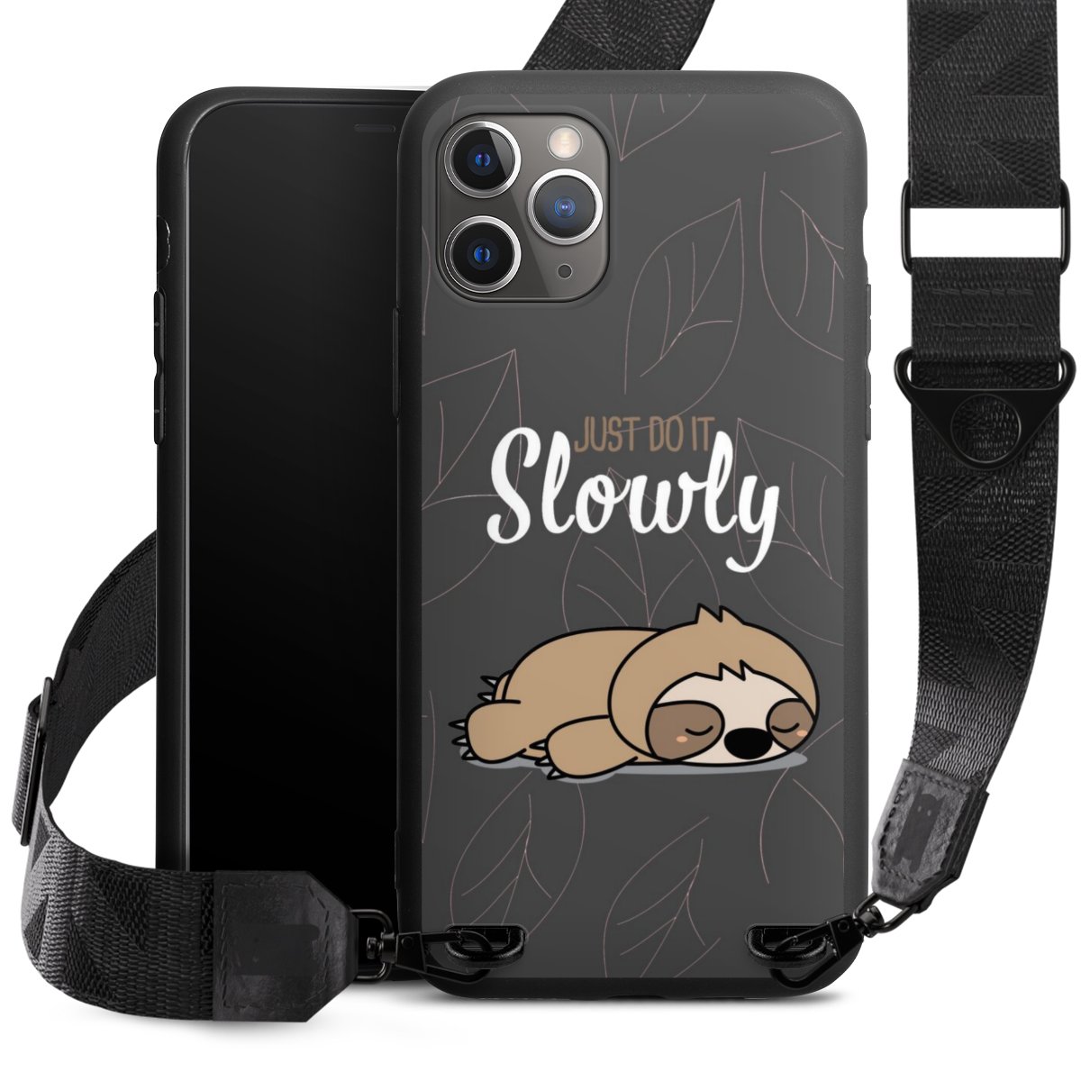 Just Do It Slowly Sloth Grey