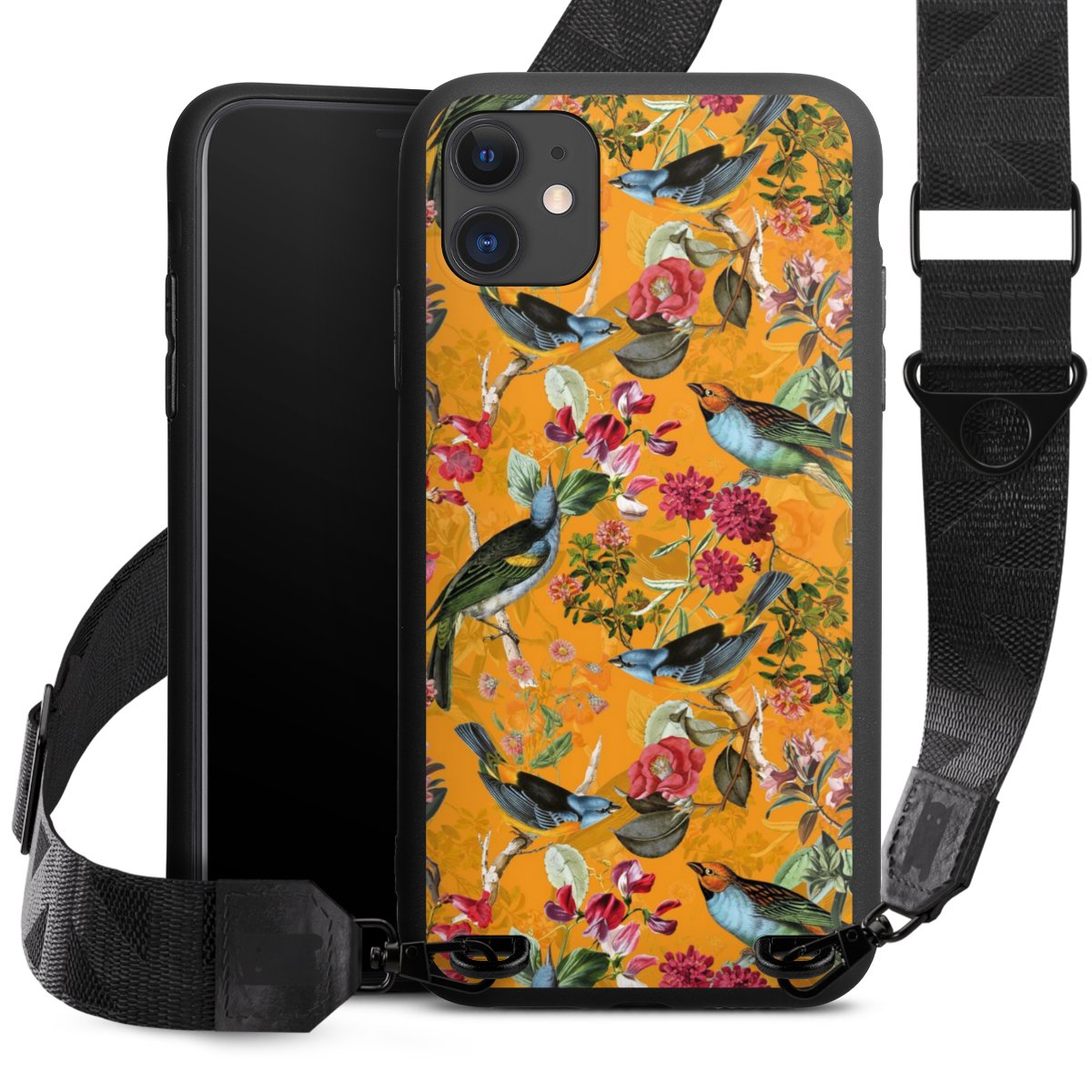 Vogels Bloemen Behang