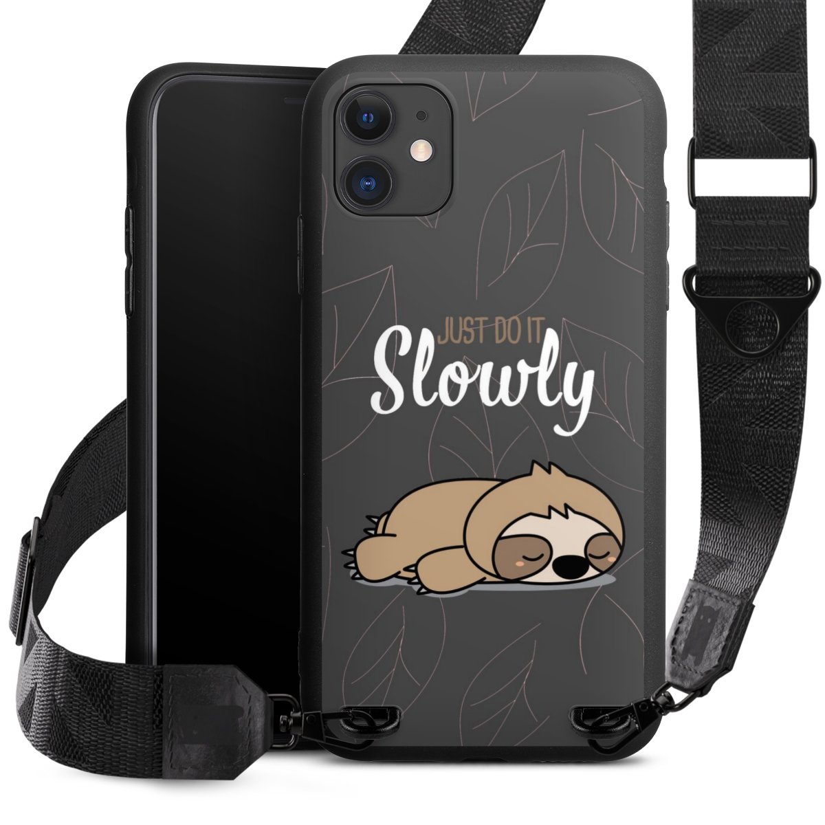 Just Do It Slowly Sloth Grey