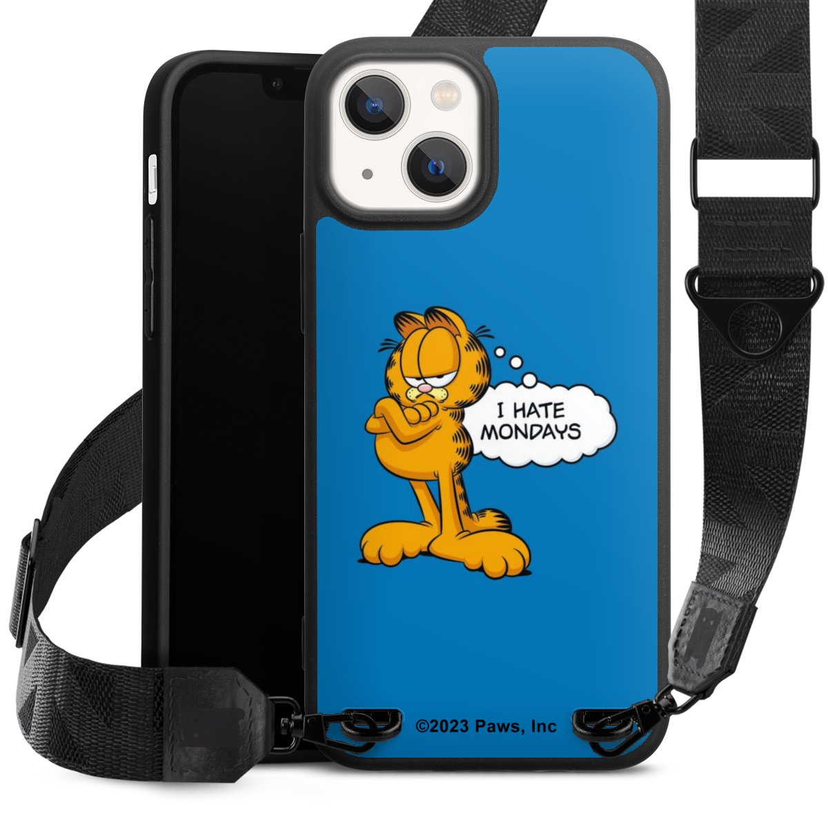 Garfield Ik haat maandagen blauw