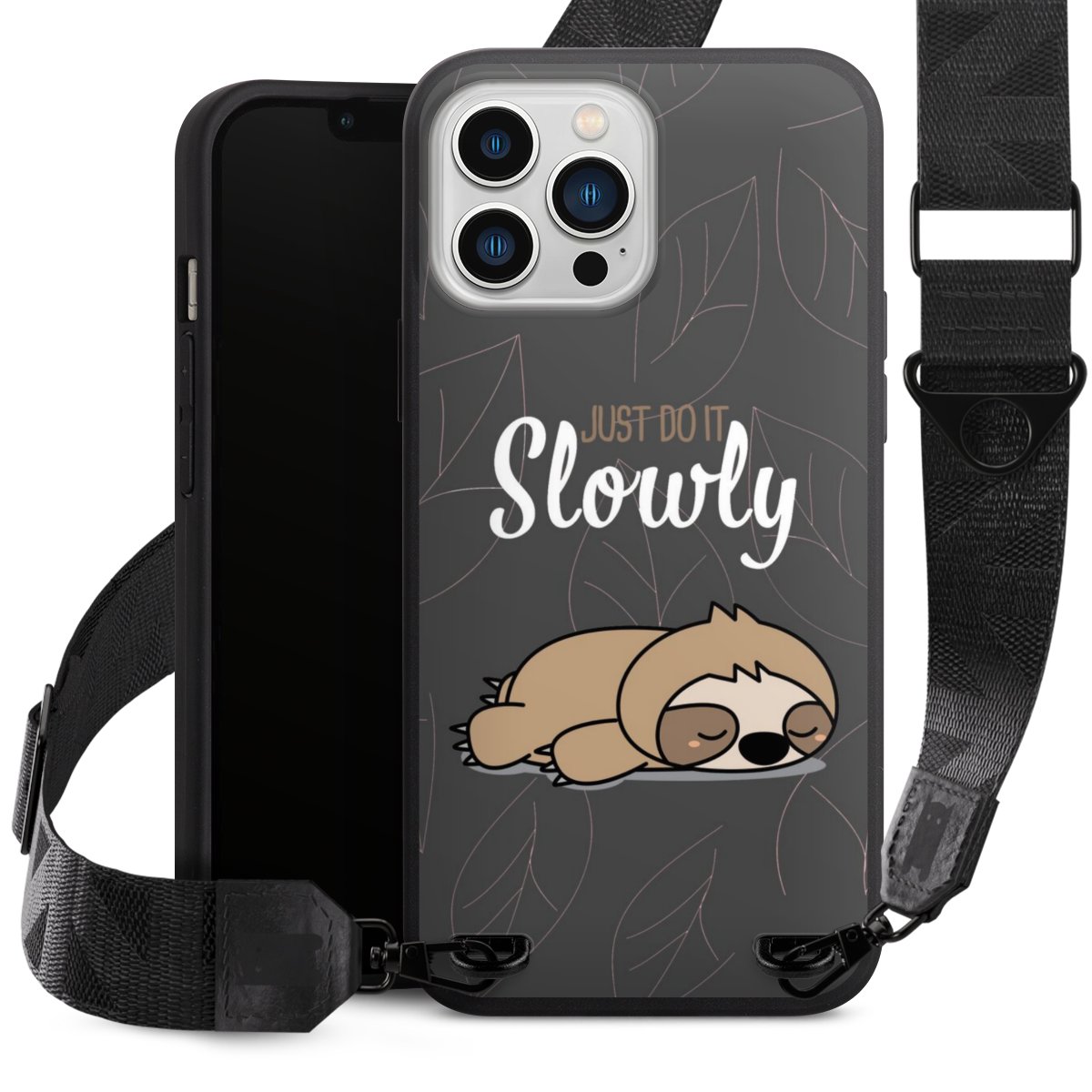 Just Do It Slowly Sloth Grey