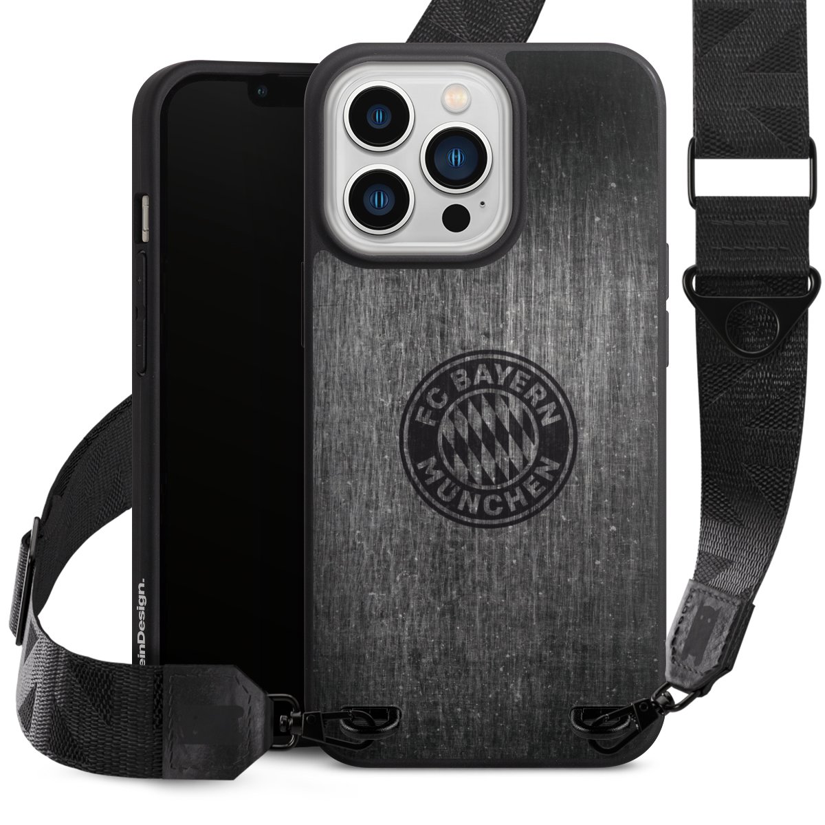 Metalllook FCB Logo einfarbig