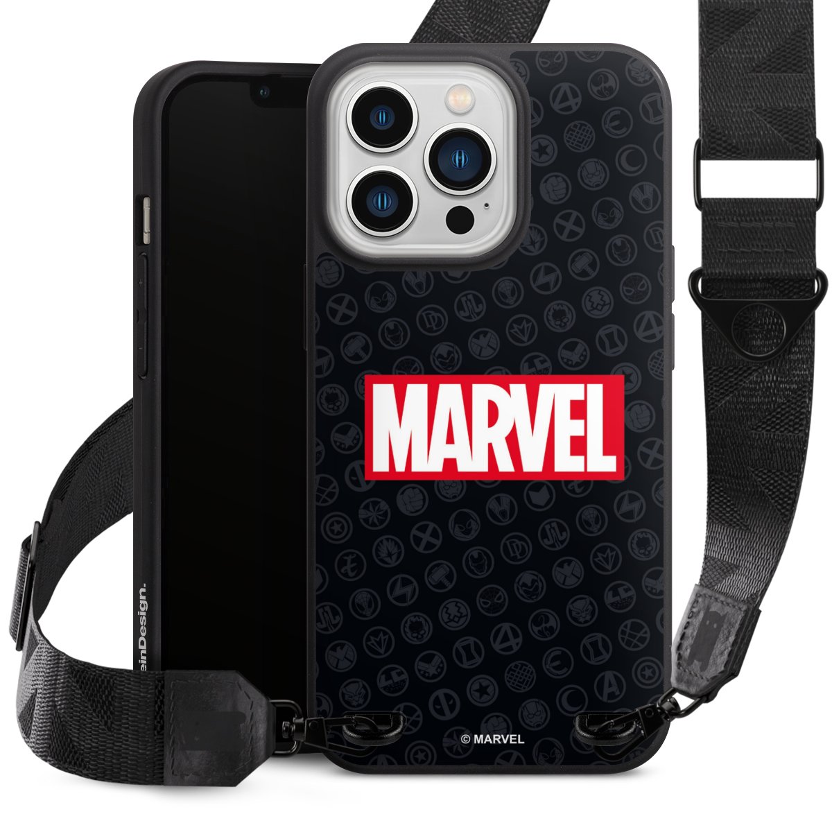 Marvel Logo Zwart Rood