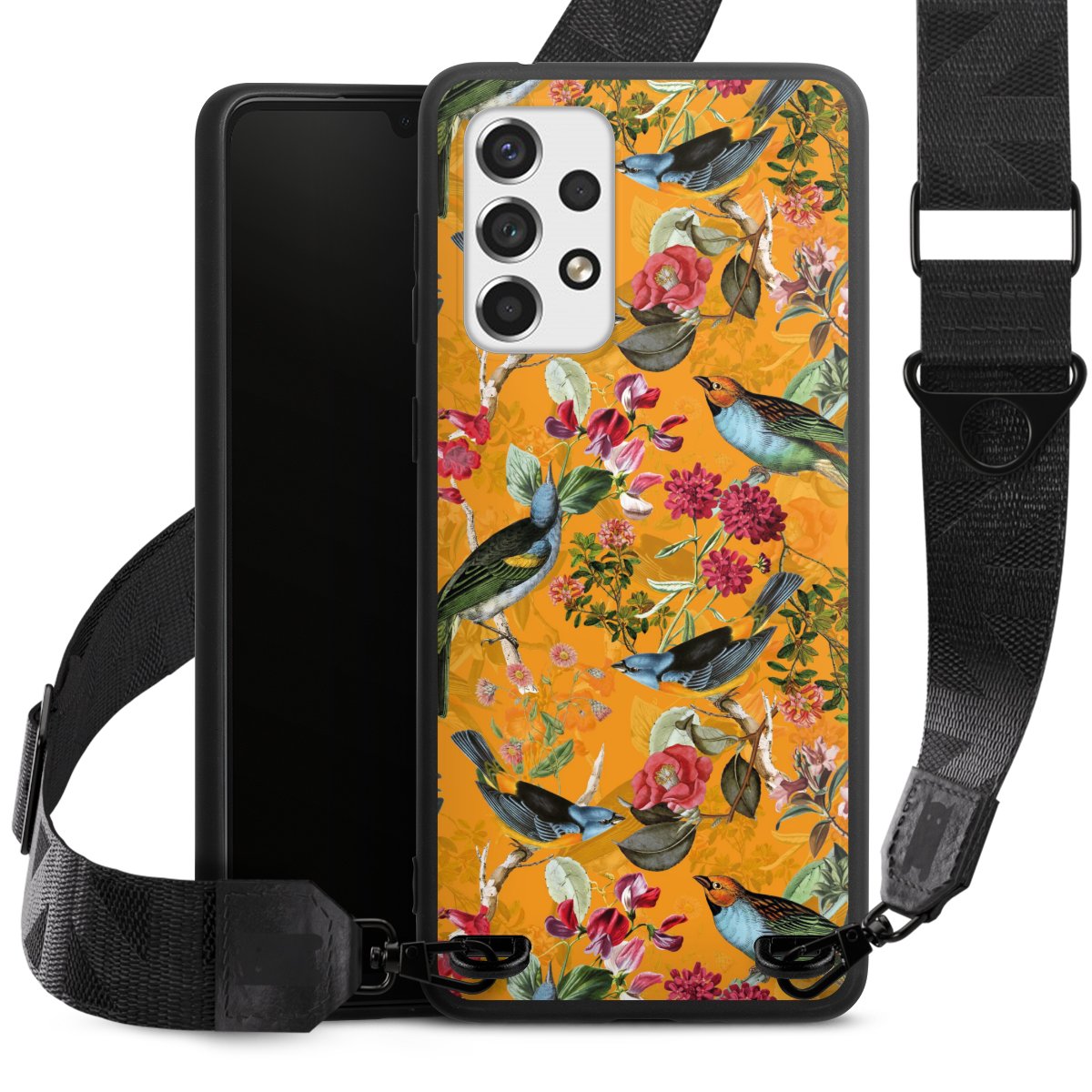 Vogels Bloemen Behang