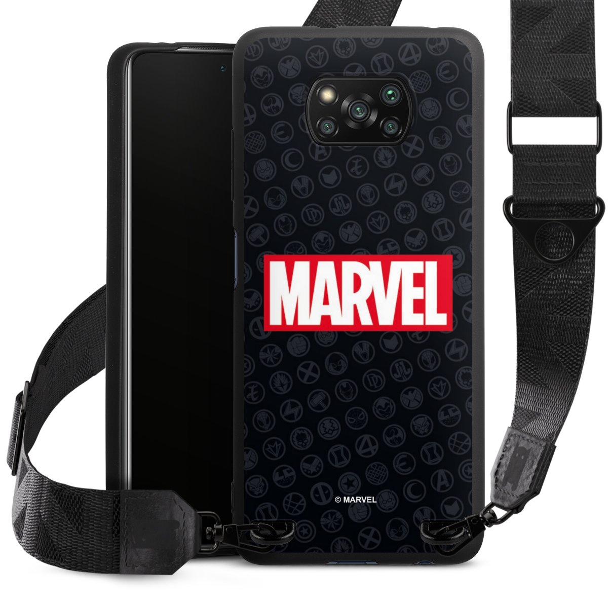 Marvel Logo Zwart Rood