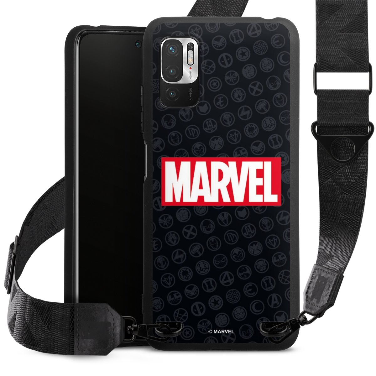 Marvel Logo Zwart Rood