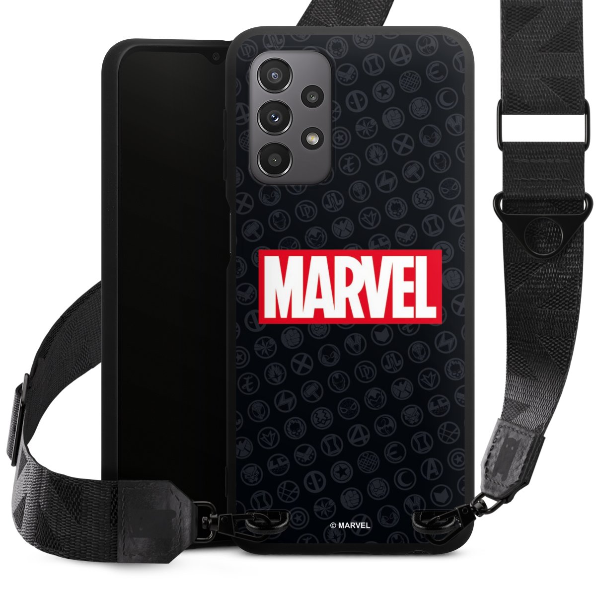 Marvel Logo Black Red 