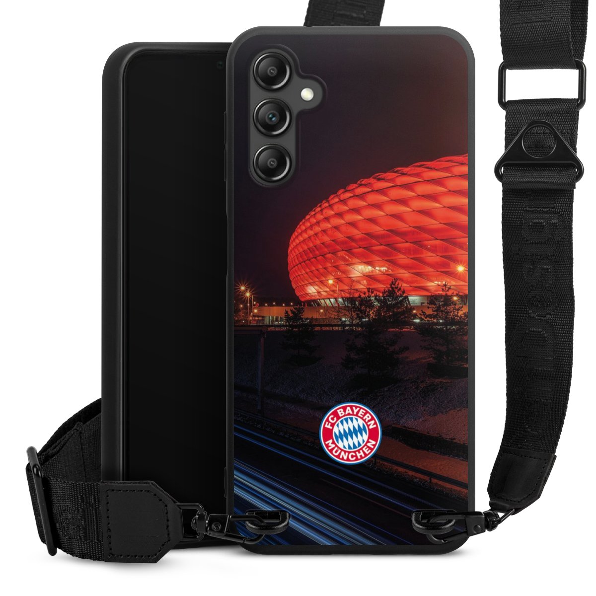 Allianz Arena bei Nacht FCB