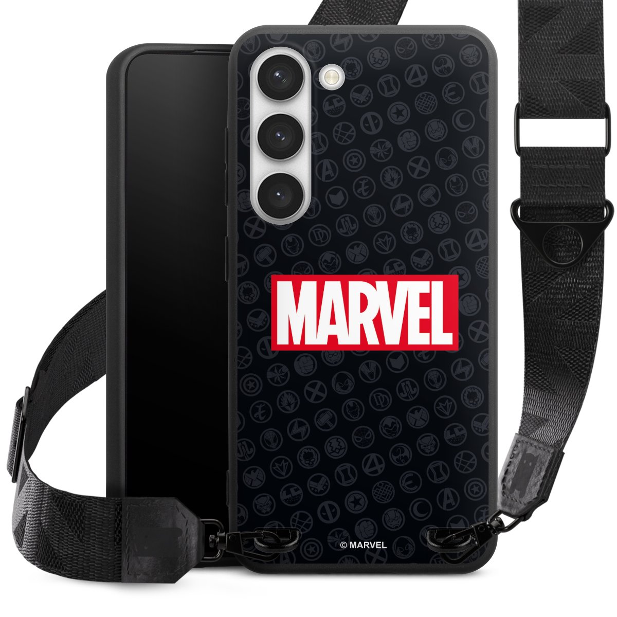 Marvel Logo Black Red 