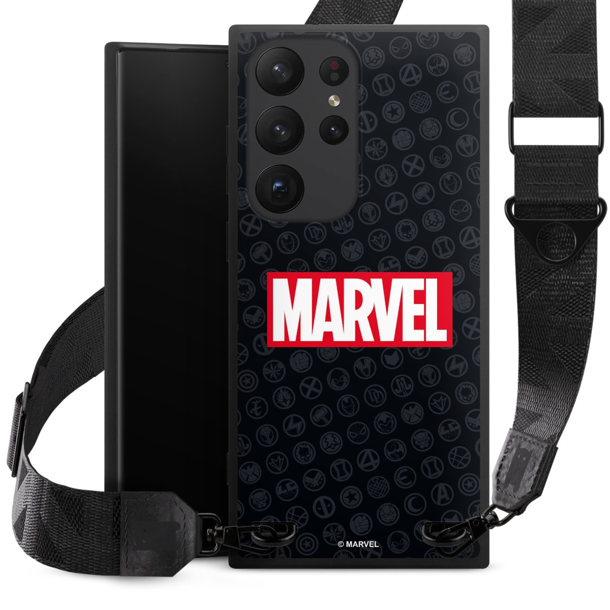 Marvel Logo Black Red 