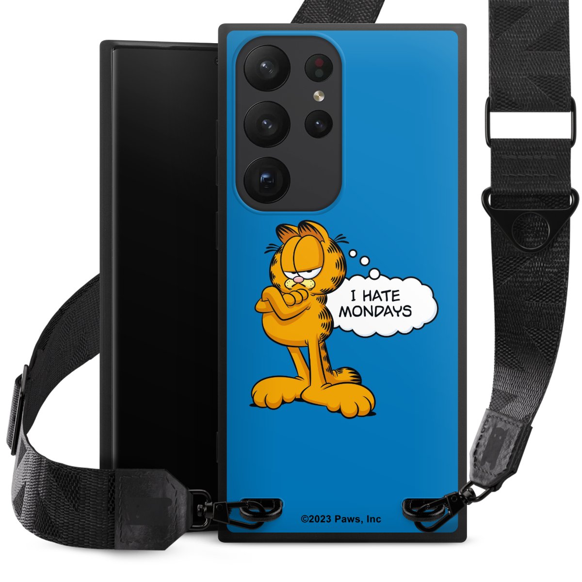 Garfield Ik haat maandagen blauw