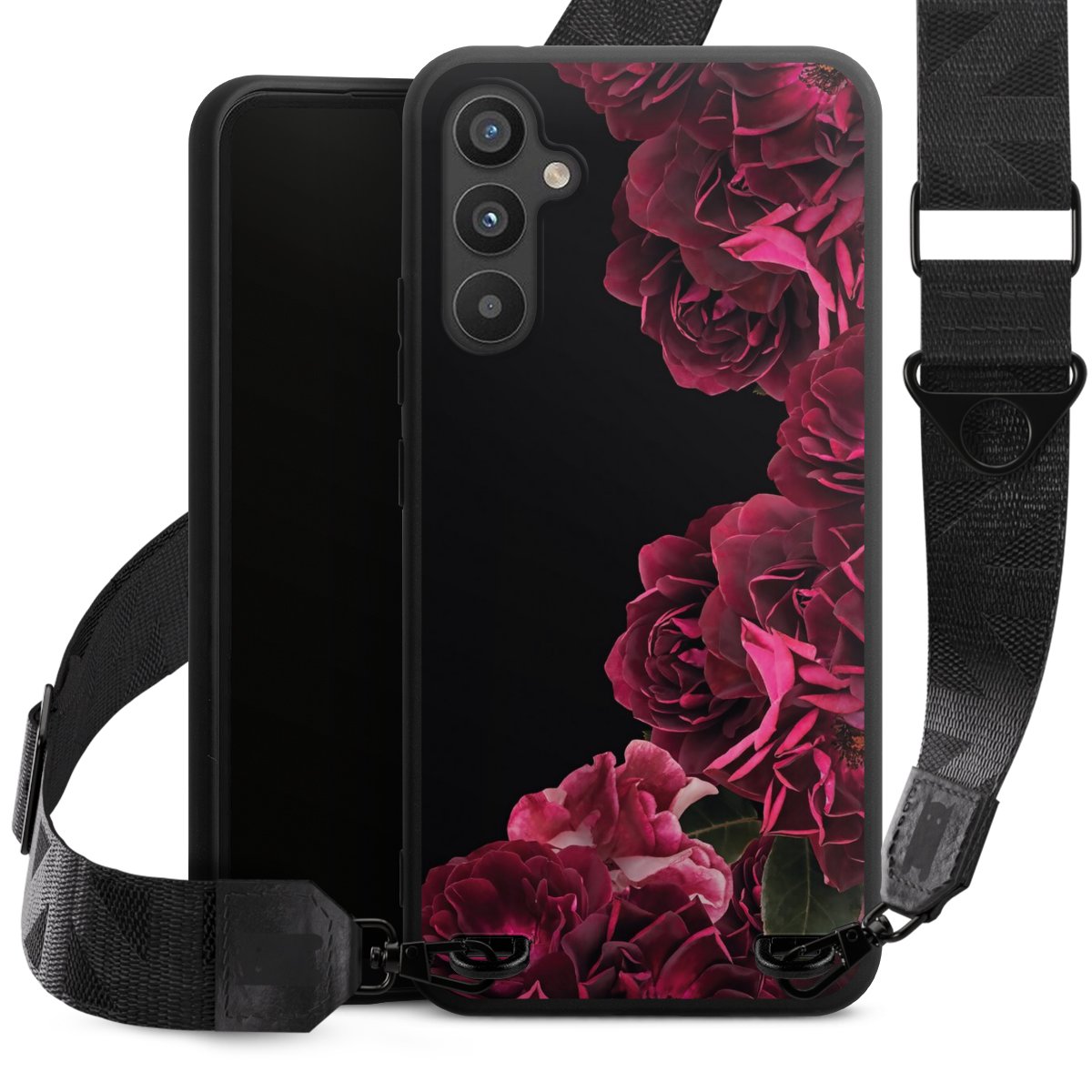 Rose vintage su nero