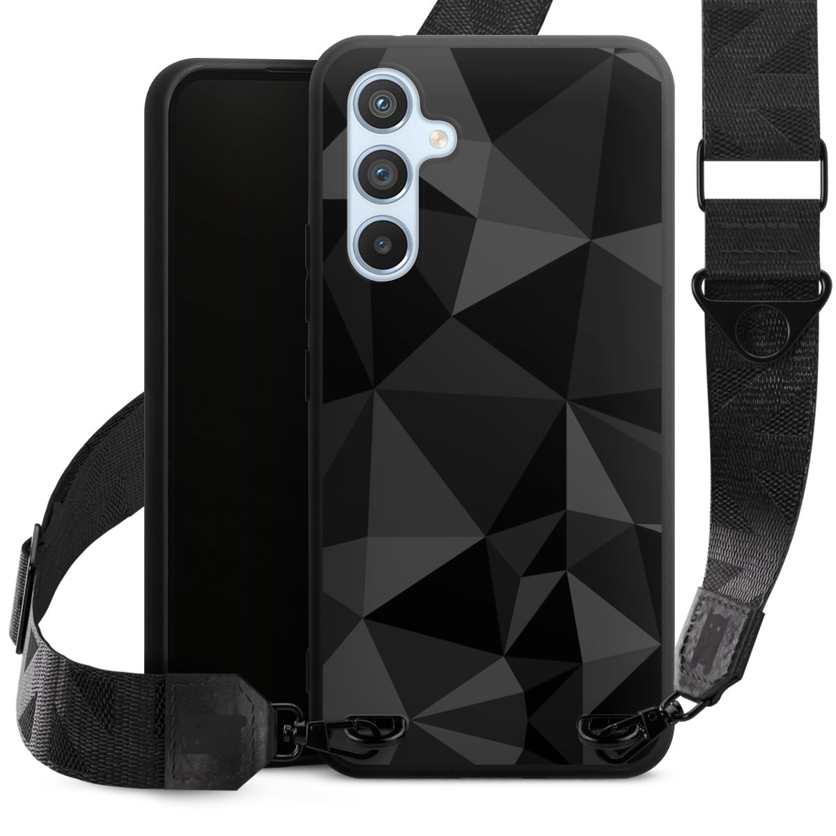 Motif Polygone Noir