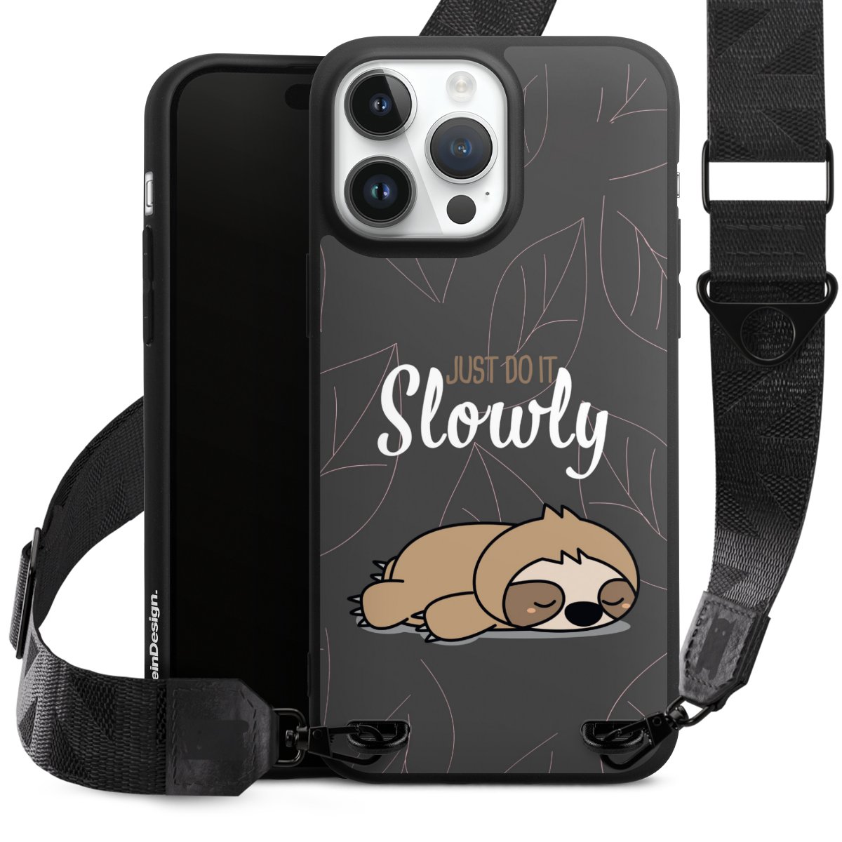 Just Do It Slowly Sloth Grey