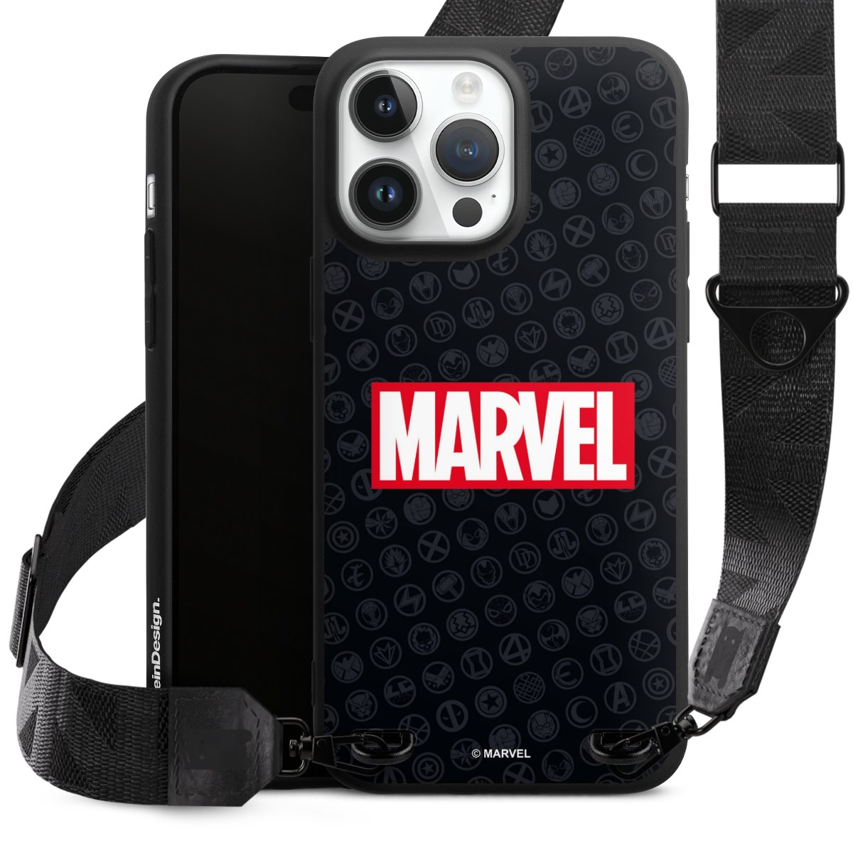 Marvel Logo Zwart Rood