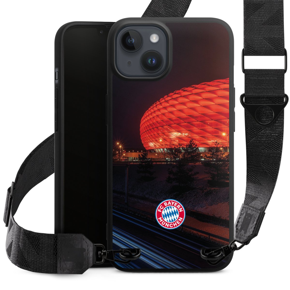 Allianz Arena bei Nacht FCB