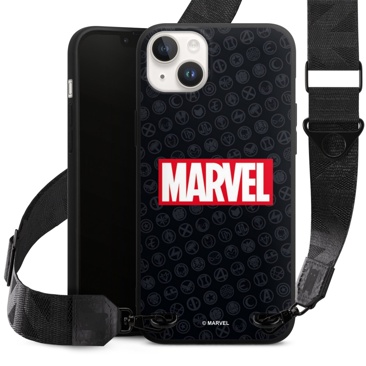 Marvel Logo Black Red 