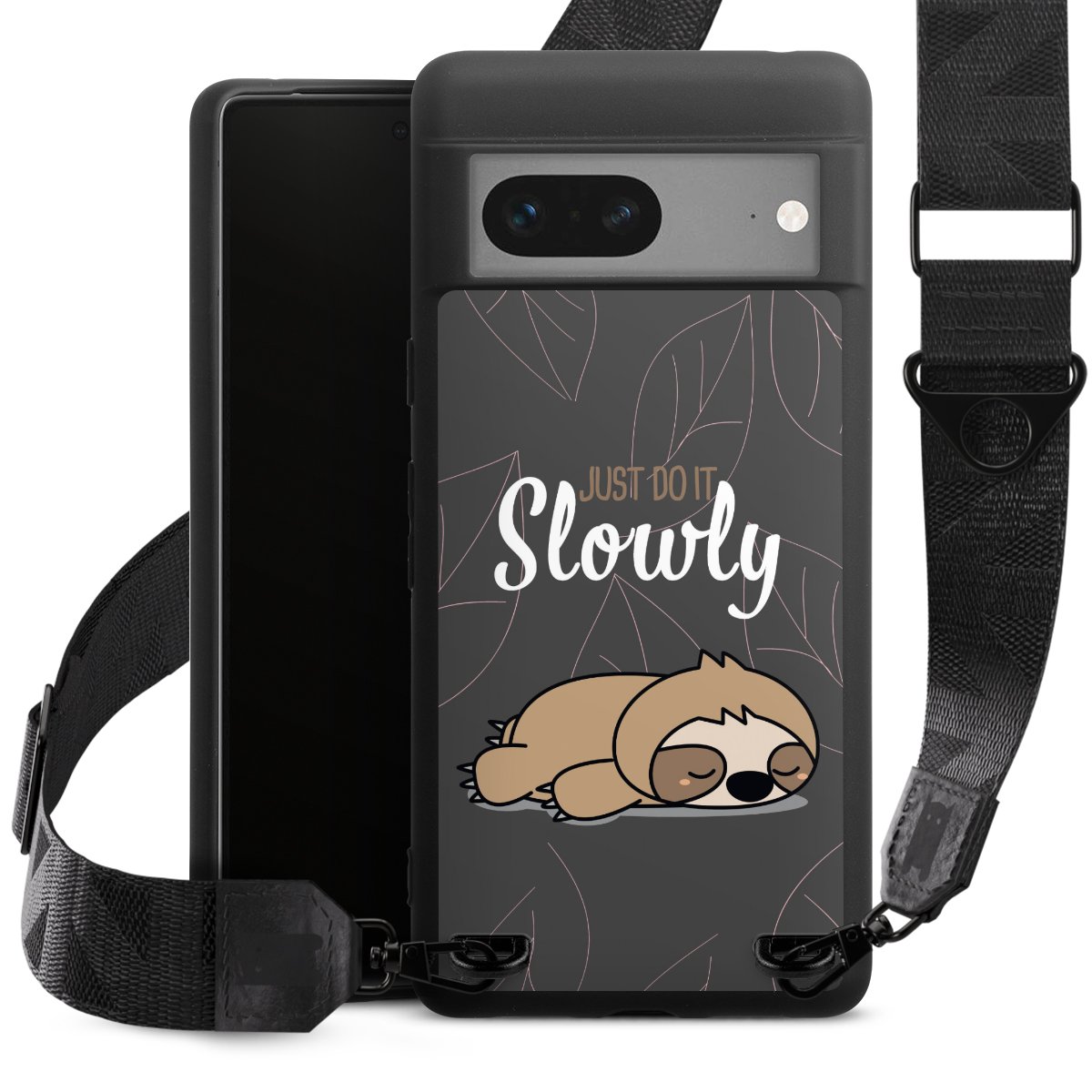 Just Do It Slowly Sloth Grey