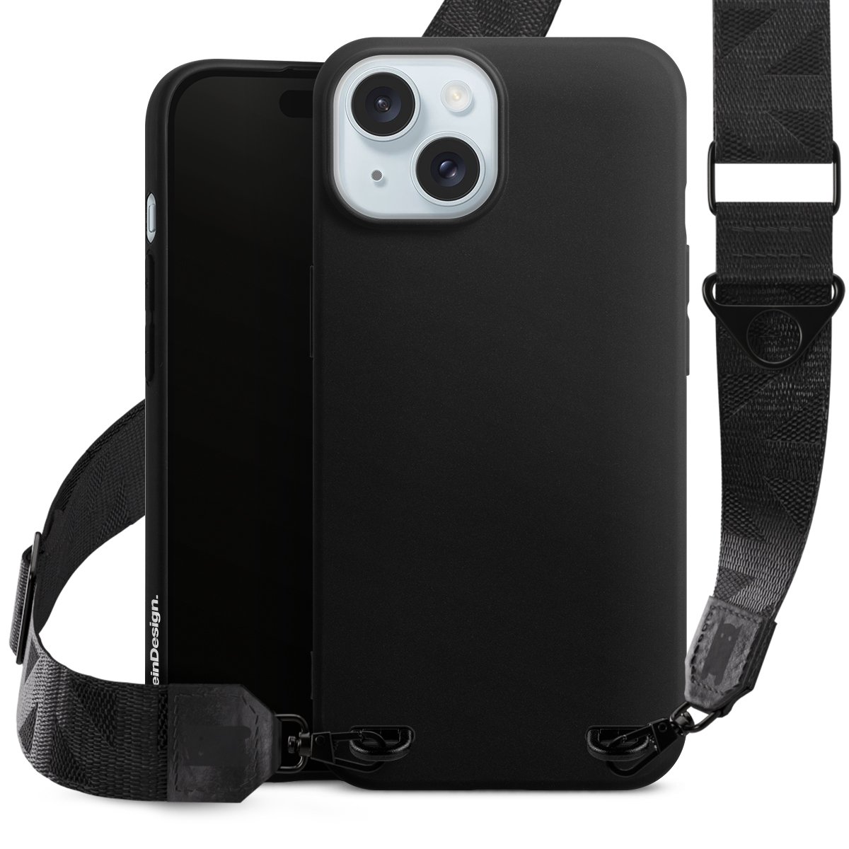 New Carry Case Black Line pour Apple iPhone 15