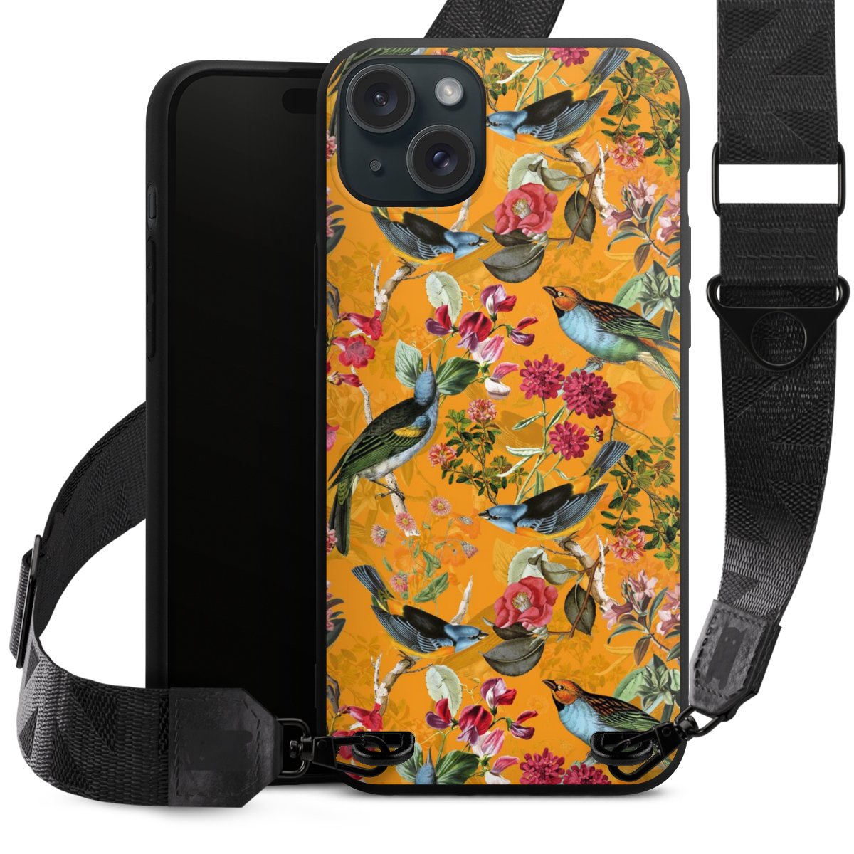 Vogels Bloemen Behang