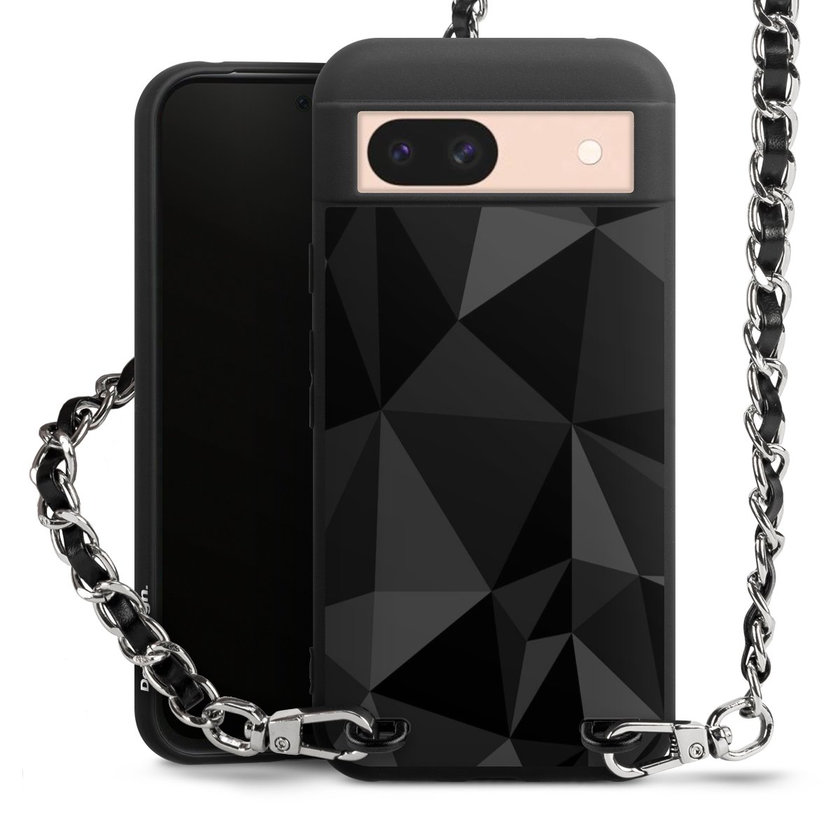 Motif Polygone Noir