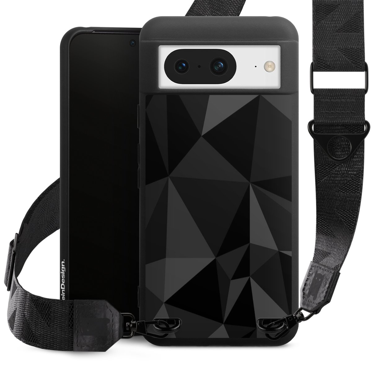 Motif Polygone Noir