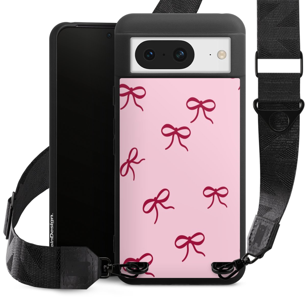 Bows Red Pink Pattern