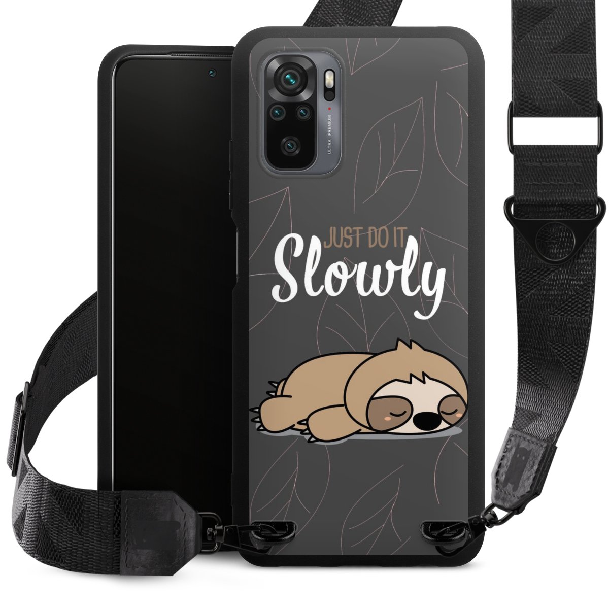 Just Do It Slowly Sloth Grey