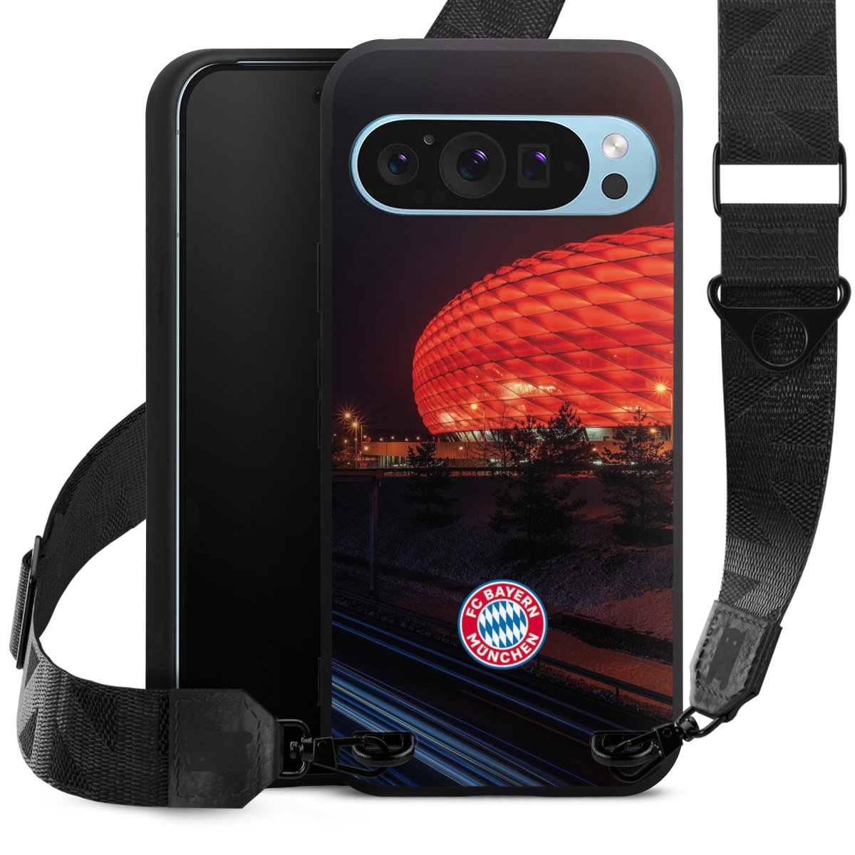 Allianz Arena bei Nacht FCB