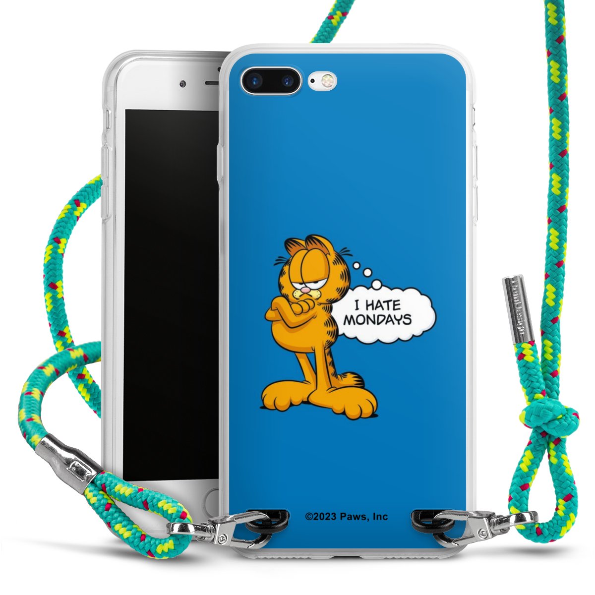 Garfield I Hate Mondays Blau