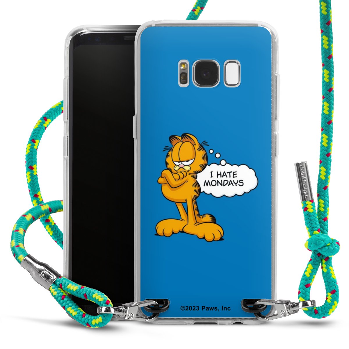 Garfield I Hate Mondays Blau