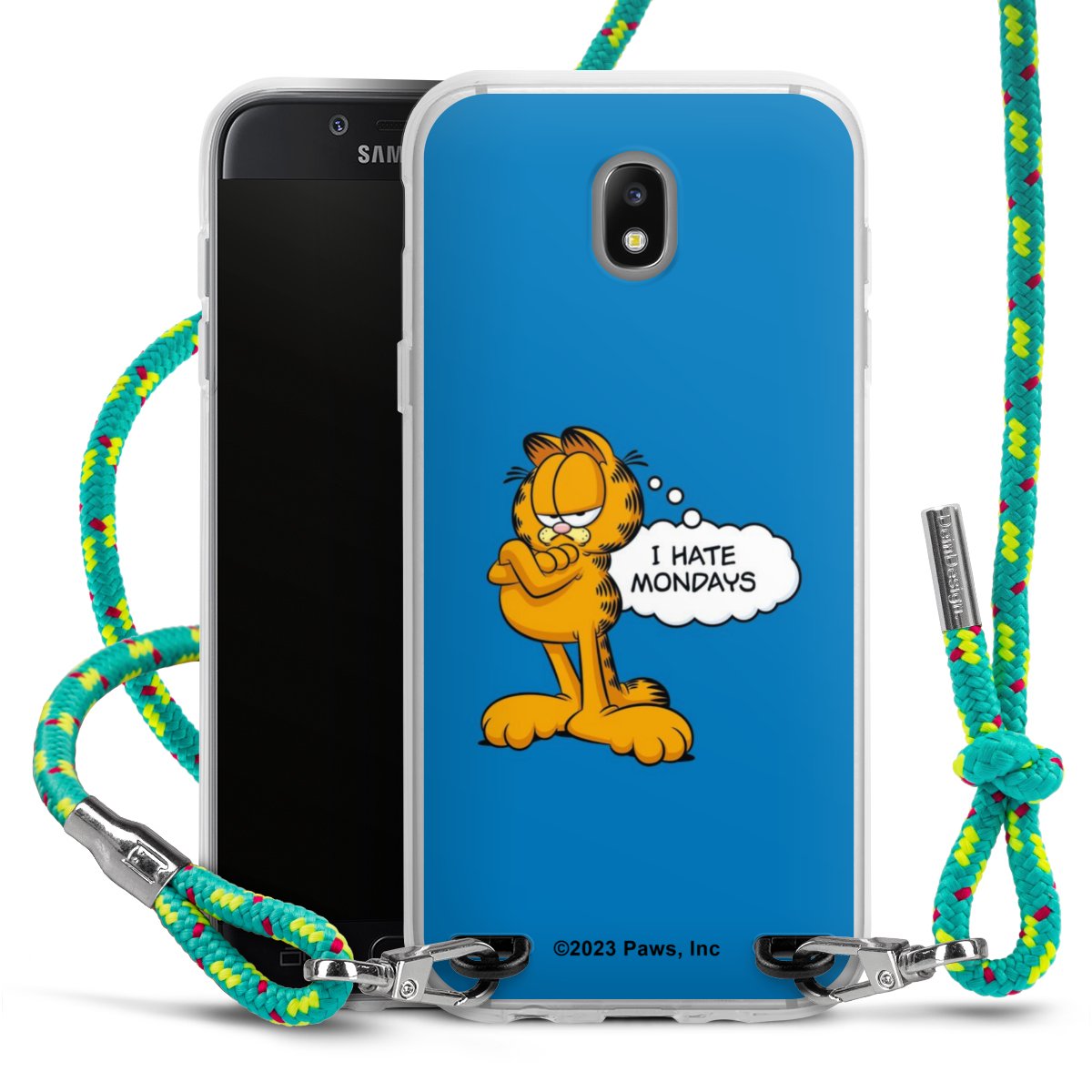 Garfield I Hate Mondays Blau