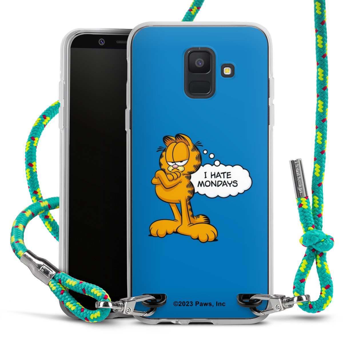 Garfield I Hate Mondays Blau
