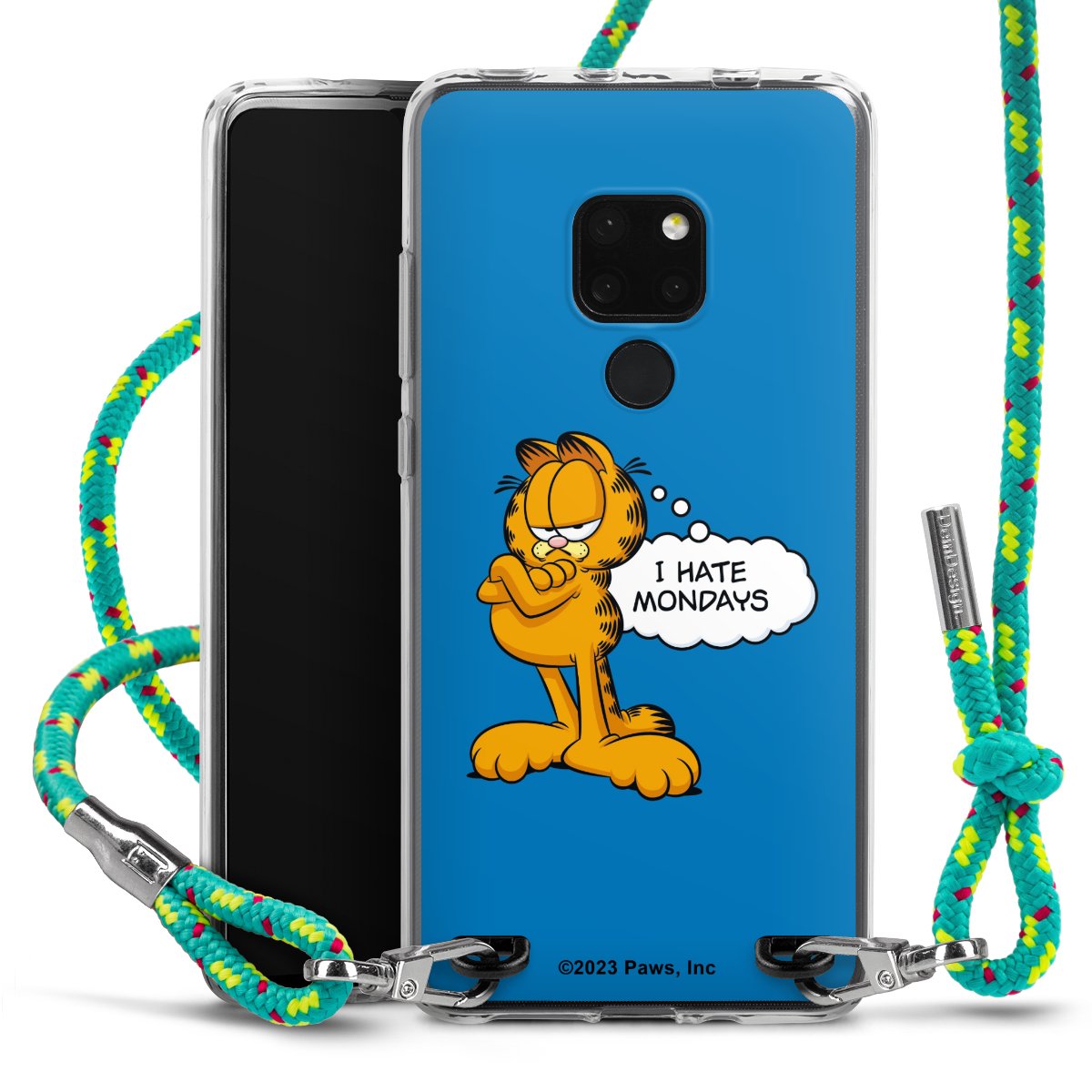 Garfield I Hate Mondays Blau