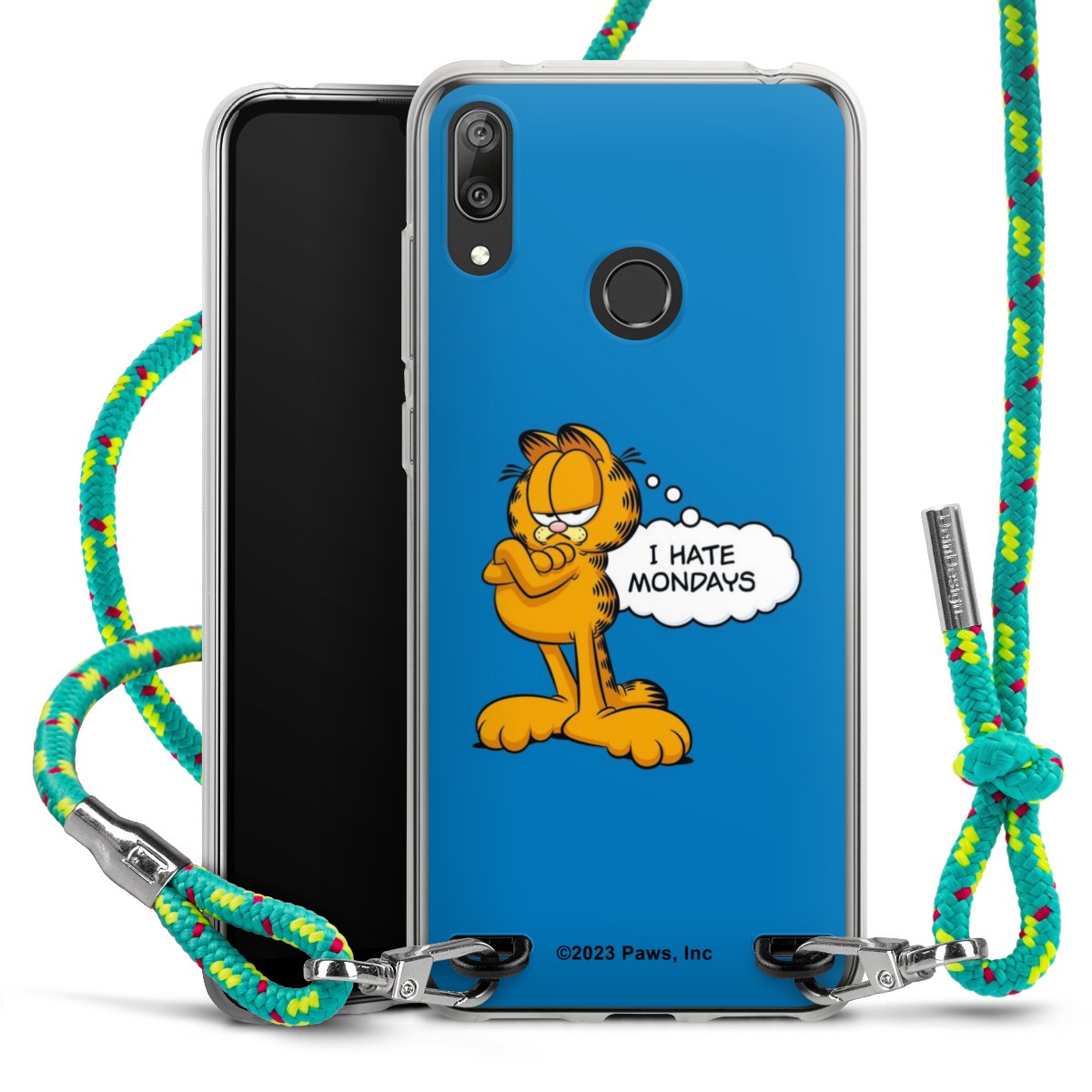 Garfield I Hate Mondays Blau