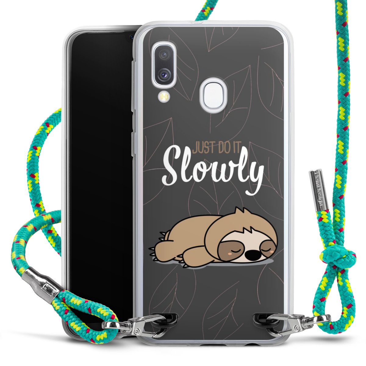 Just Do It Slowly Sloth Grey