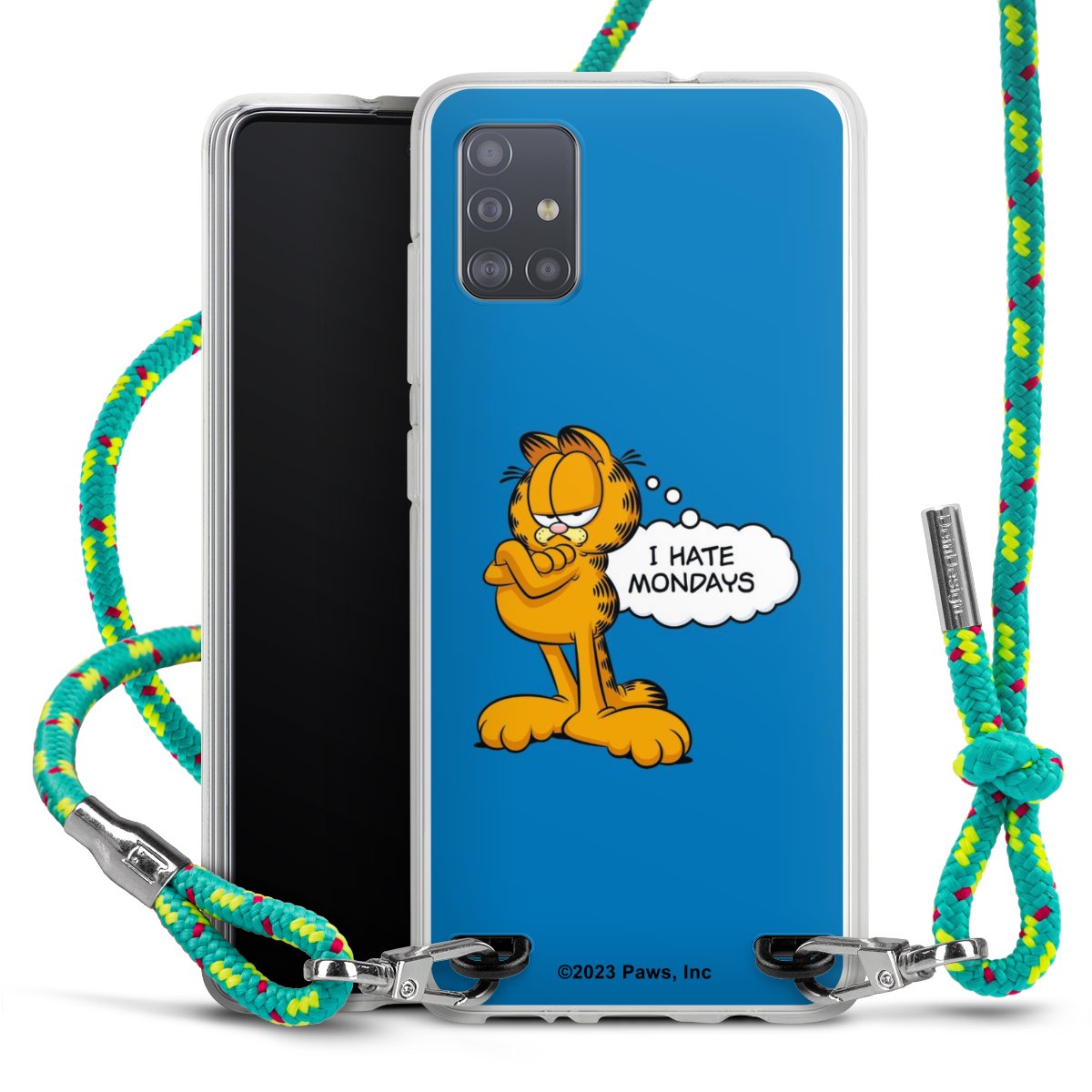 Garfield I Hate Mondays Blau