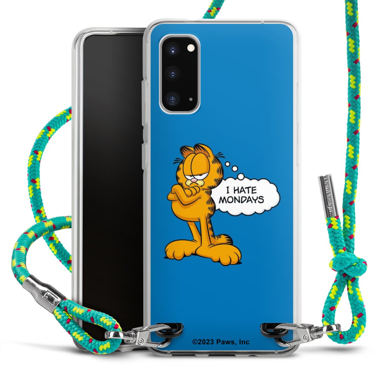 Garfield I Hate Mondays Blau
