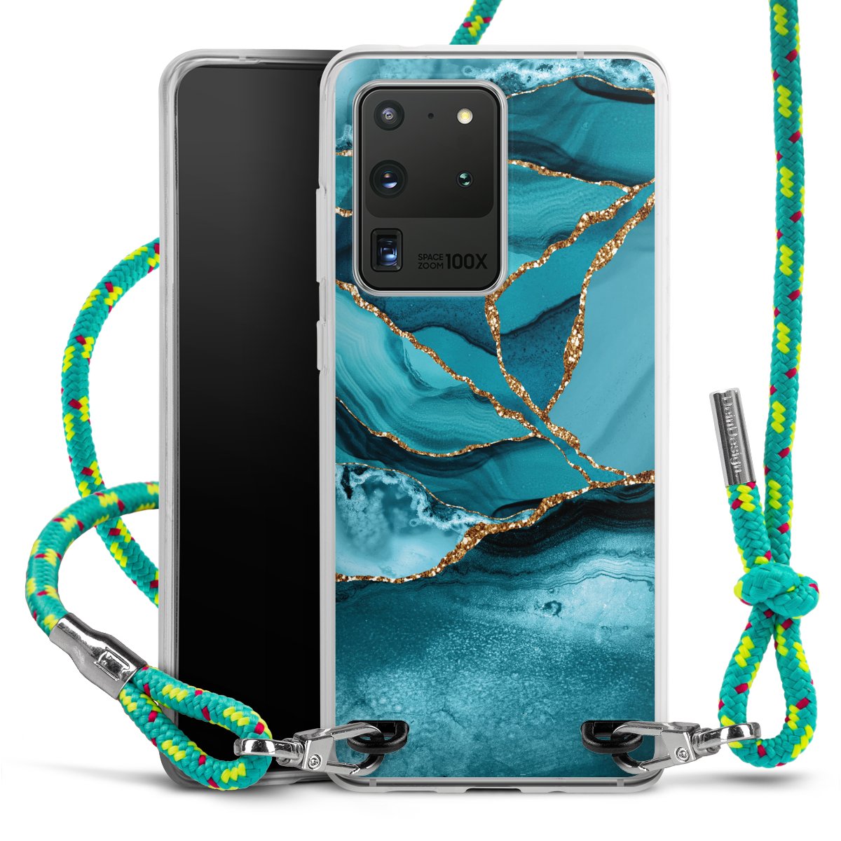 Eisblaue Marmor Landschaft