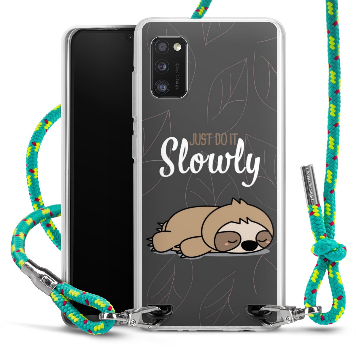 Just Do It Slowly Sloth Grey